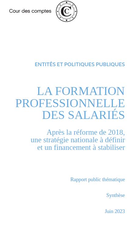 La formation professionnelle des salariés